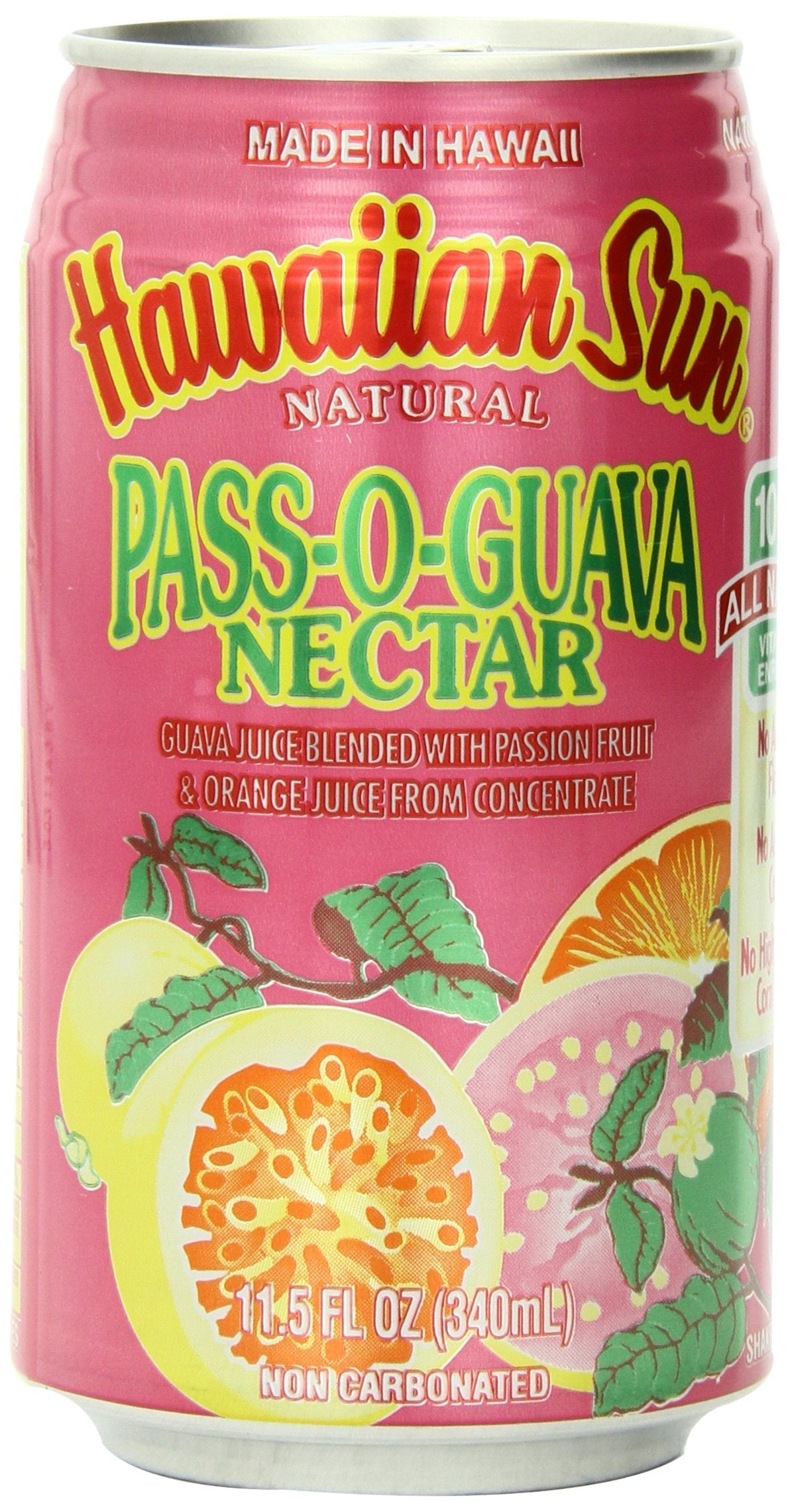 Product image of Hawaiian Sun Pass-O-Guava Nectar Beverage 11.5-oz Pack of 24