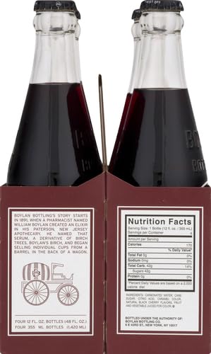 Product image of Boylan Bottling Co Black Cherry Soda Bottles 12 fl oz 12 fl oz Pack of 4