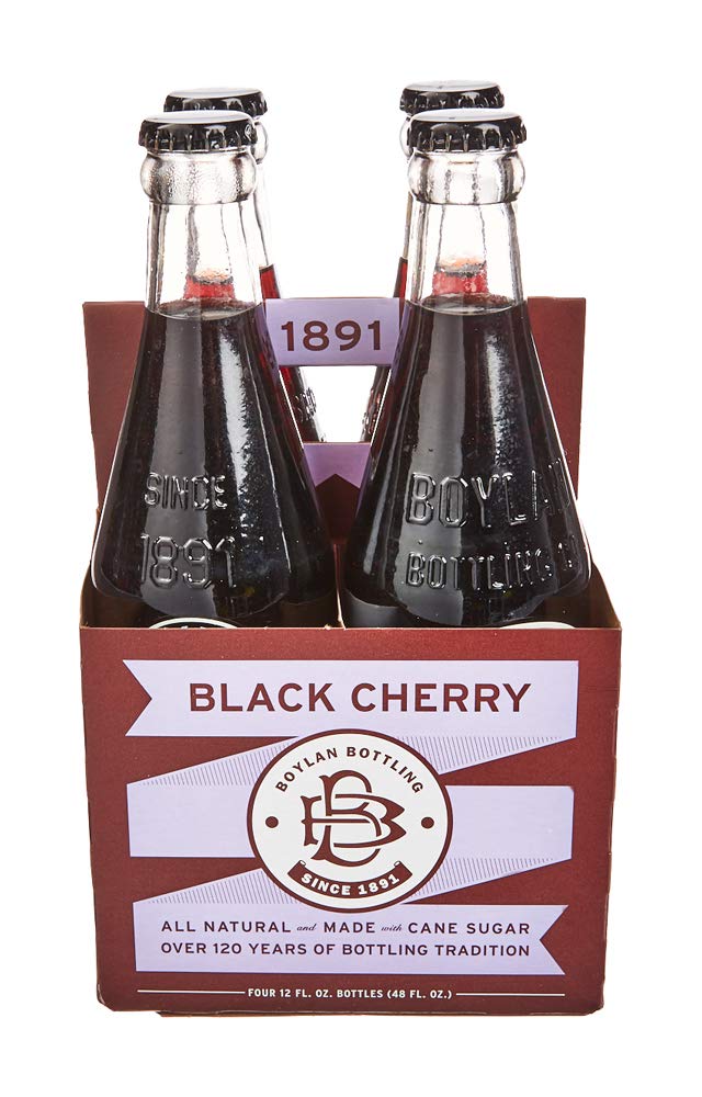 Product image of Boylan Bottling Co Black Cherry Soda Bottles 12 fl oz 12 fl oz Pack of 4