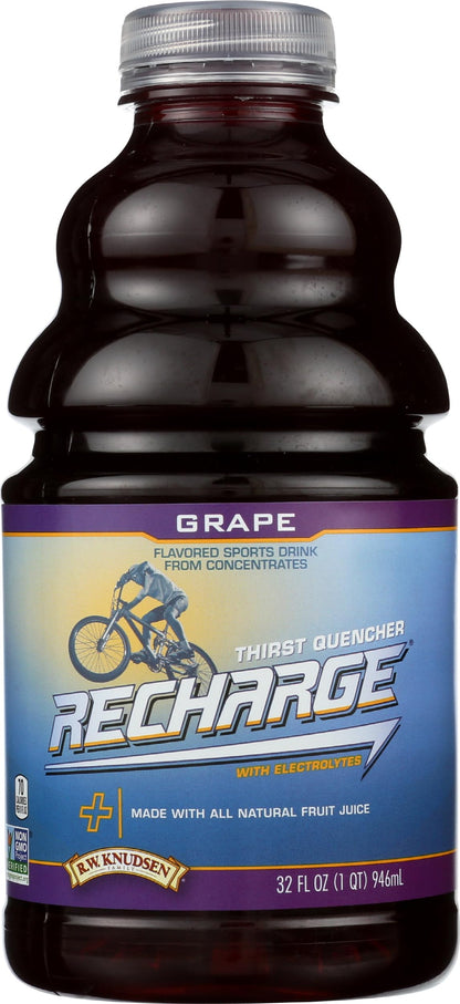 Product image of R.W. Knudsen Grape Recharge All Natural Thirst Quencher Sports Drink 32 fl oz 32 fl oz
