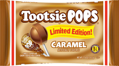 Product image of Tootsie Roll Tootsie Pops Limited Edition Caramel Flavor Individually Wrapped Lollipops Tootsie Roll Center