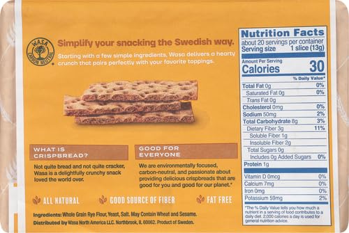 Product image of Wasa Wholegrain Crispbread 9.2 oz 9.2 oz