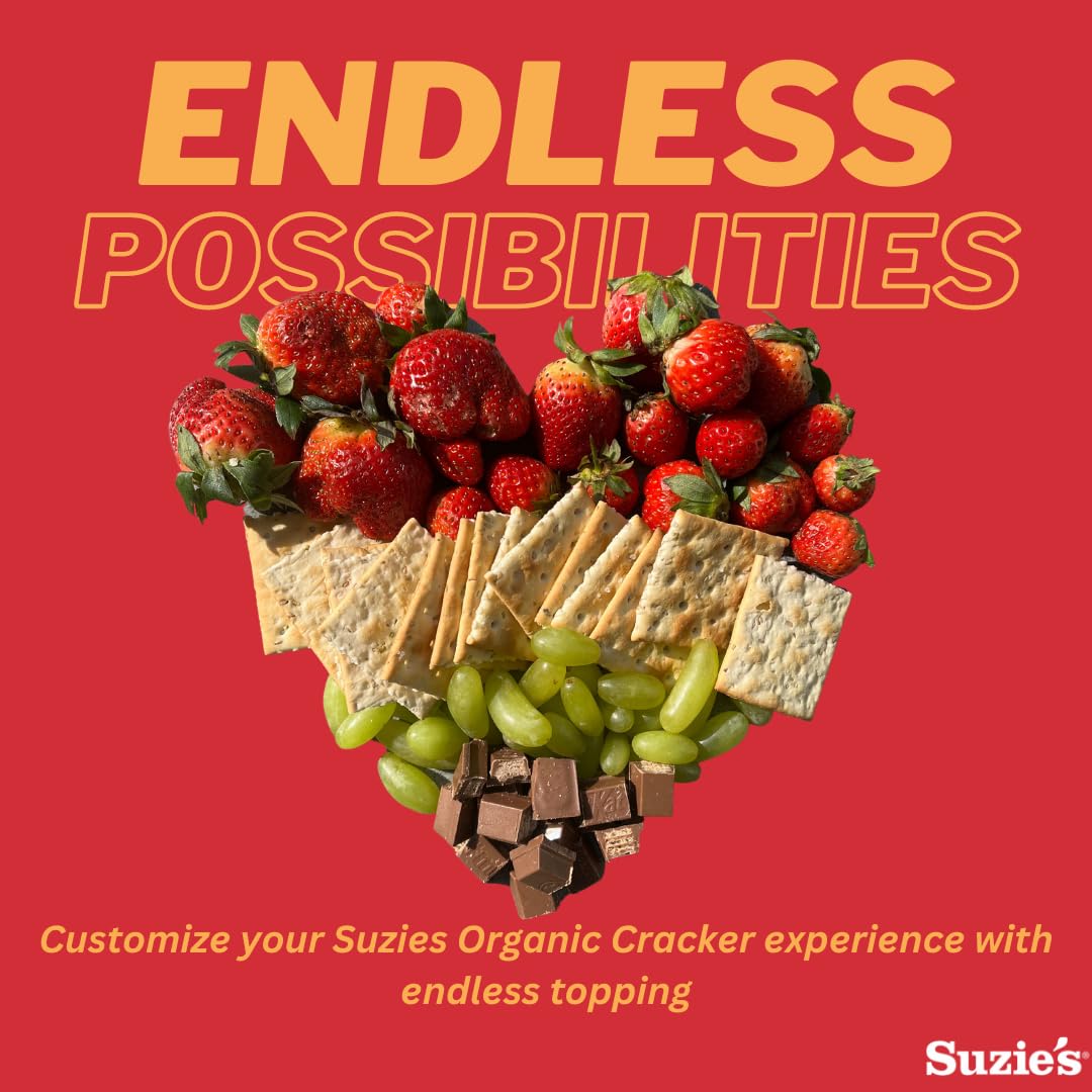 Product image of SUZIE'S Organic Saltines Salt and Extra Virgin Olive Oil Flavor Salted Crackers Pack 8.8 oz 8.8 oz