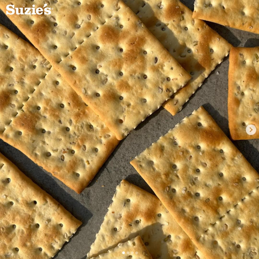 Product image of SUZIE'S Organic Saltines Salt and Extra Virgin Olive Oil Flavor Salted Crackers Pack 8.8 oz 8.8 oz