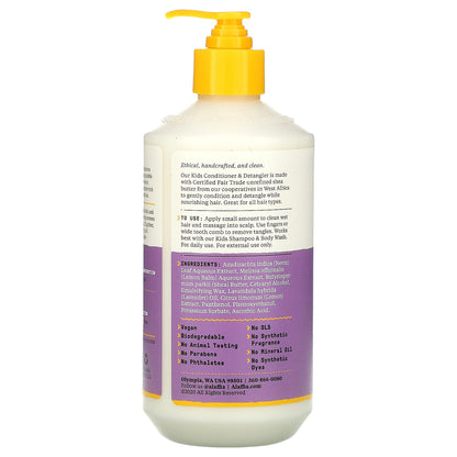 Product image of Alaffia Kids Conditioner and Detangler Lemon Lavender Gently Conditions and Detangles Suitable for All Hair