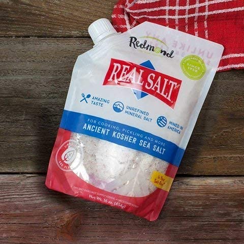 Product image of Redmond Real Kosher Salt Pouch 16 oz 16 oz Pack of 3