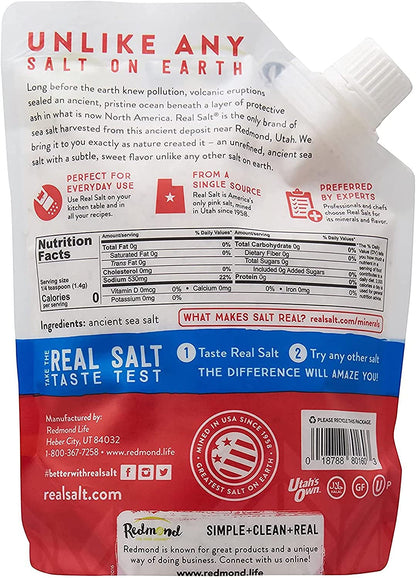 Product image of Redmond Real Kosher Salt Pouch 16 oz 16 oz Pack of 3