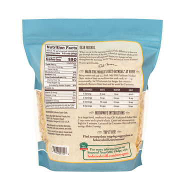 Product image of Bob's Red Mill Old Fashioned Regular Rolled Oats 32 oz 32 oz Pack of 4