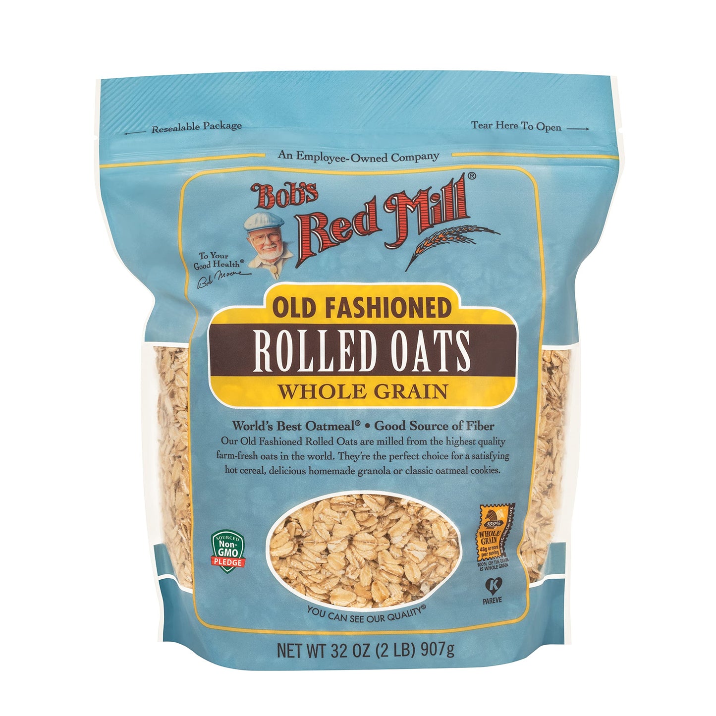 Product image of Bob's Red Mill Old Fashioned Regular Rolled Oats 32 oz 32 oz Pack of 4