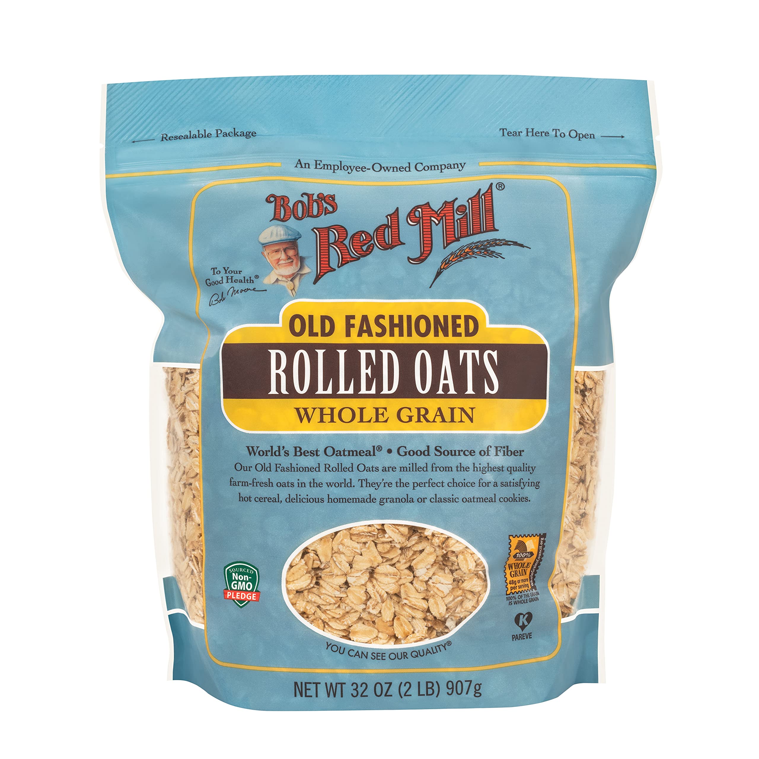 Product image of Bob's Red Mill Old Fashioned Regular Rolled Oats 32 oz 32 oz Pack of 4