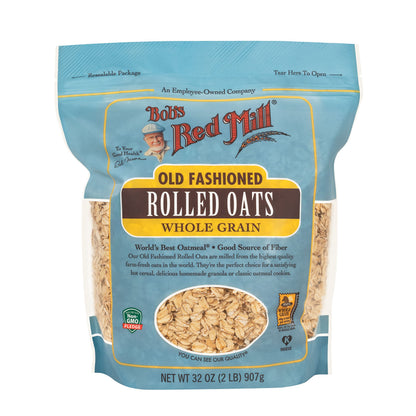 Product image of Bob's Red Mill Old Fashioned Regular Rolled Oats 32 oz 32 oz Pack of 4