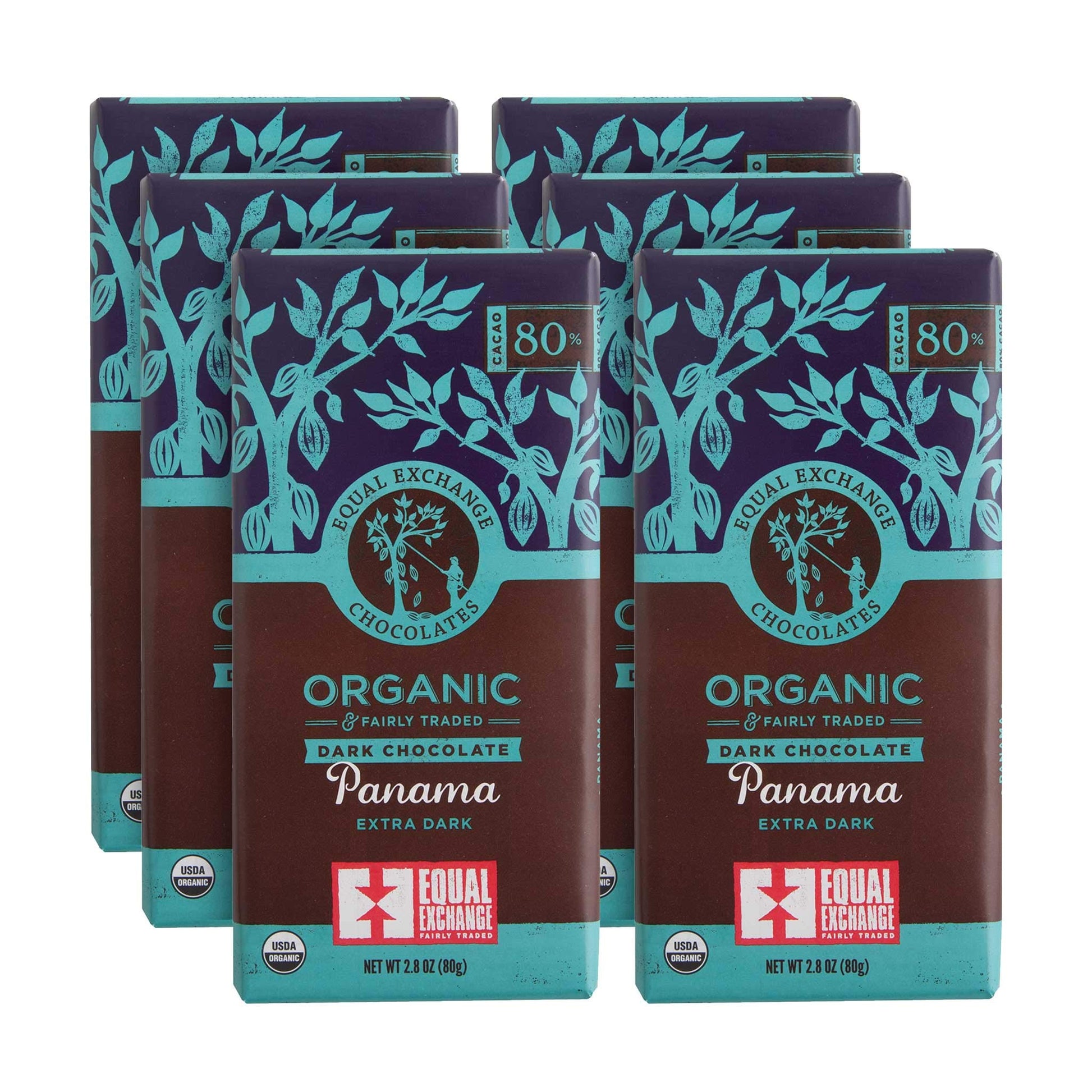 Product image of Equal Exchange Organic Panama Extra Dark Chocolate 2.8 oz 2.8 oz Pack of 6