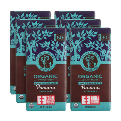 Product image of Equal Exchange Organic Panama Extra Dark Chocolate 2.8 oz 2.8 oz Pack of 6