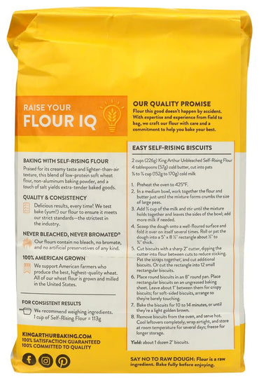 Product image of King Arthur Self Rising Flour Bag 5 lb