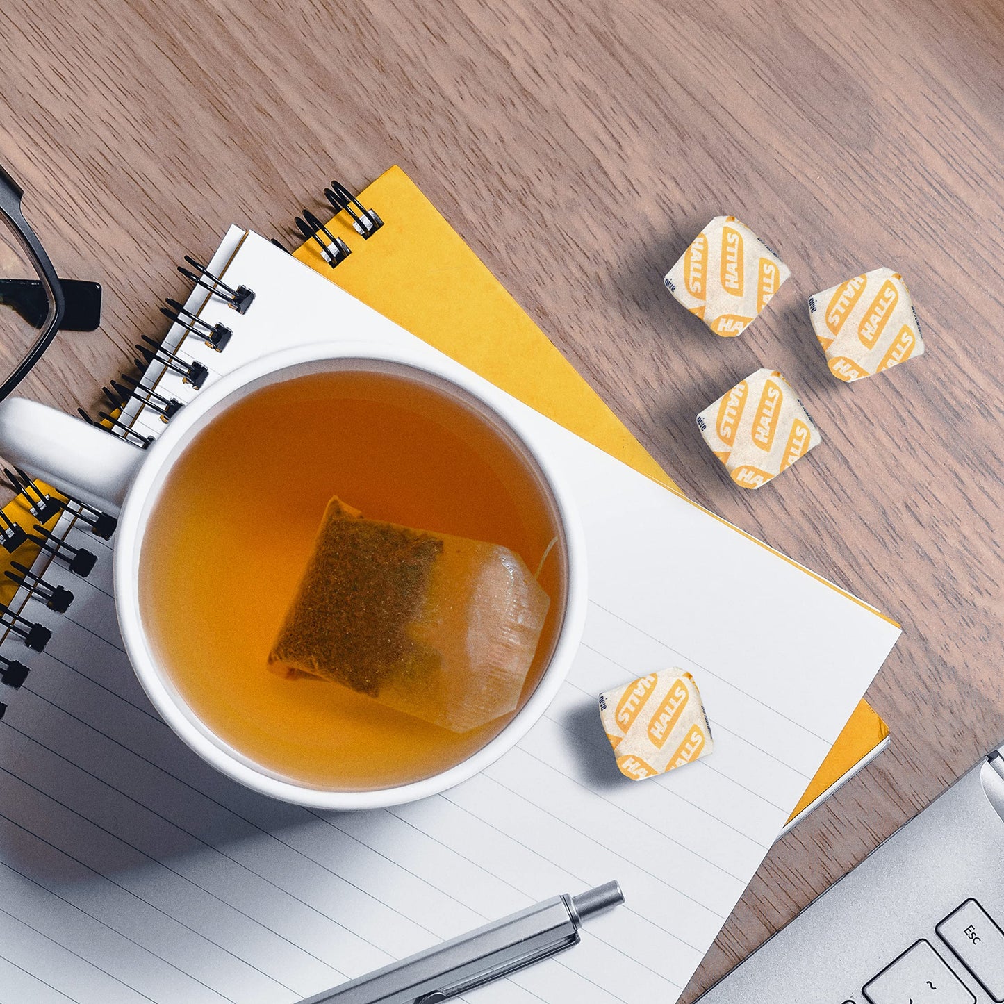 Product image of HALLS Relief Strawberry Cough Drops 9 Drops Pack of 20