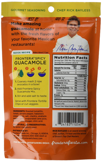 Product image of Frontera Spicy Guacamole Mix 4.5 oz 4.5 oz Pack of 8