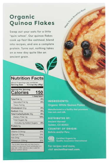 Product image of QUINOA Ancient Harvest Quinoa Flakes Organic Gluten Free 12 oz 12 oz Pack of 3