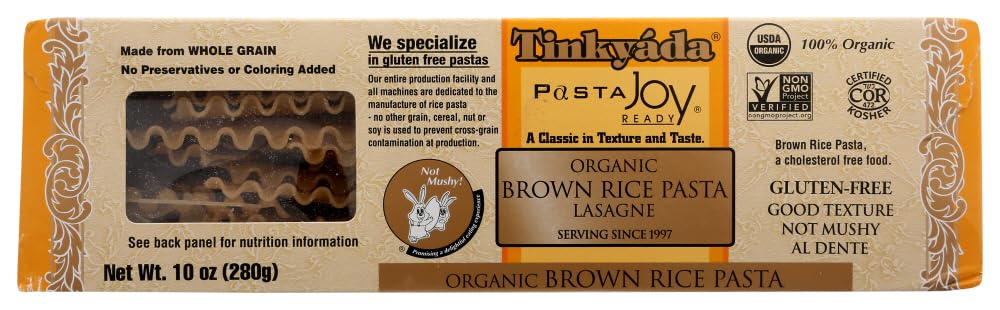 Product image of Tinkyada Organic Brown Rice Lasagna Pasta 10 oz 10 oz Pack of 3