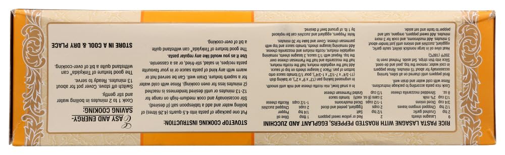 Product image of Tinkyada Organic Brown Rice Lasagna Pasta 10 oz 10 oz Pack of 3