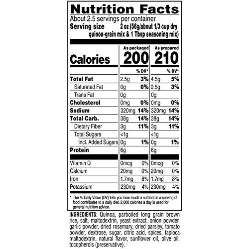 Product image of Quaker Near East Quinoa and Brown Rice Blend Rosemary and Olive Oil Boxes 4.9 oz 4.9 oz Pack of 6