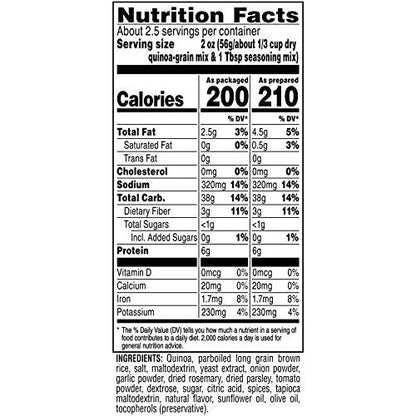 Product image of Quaker Near East Quinoa and Brown Rice Blend Rosemary and Olive Oil Boxes 4.9 oz 4.9 oz Pack of 6