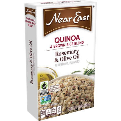 Product image of Quaker Near East Quinoa and Brown Rice Blend Rosemary and Olive Oil Boxes 4.9 oz 4.9 oz Pack of 6