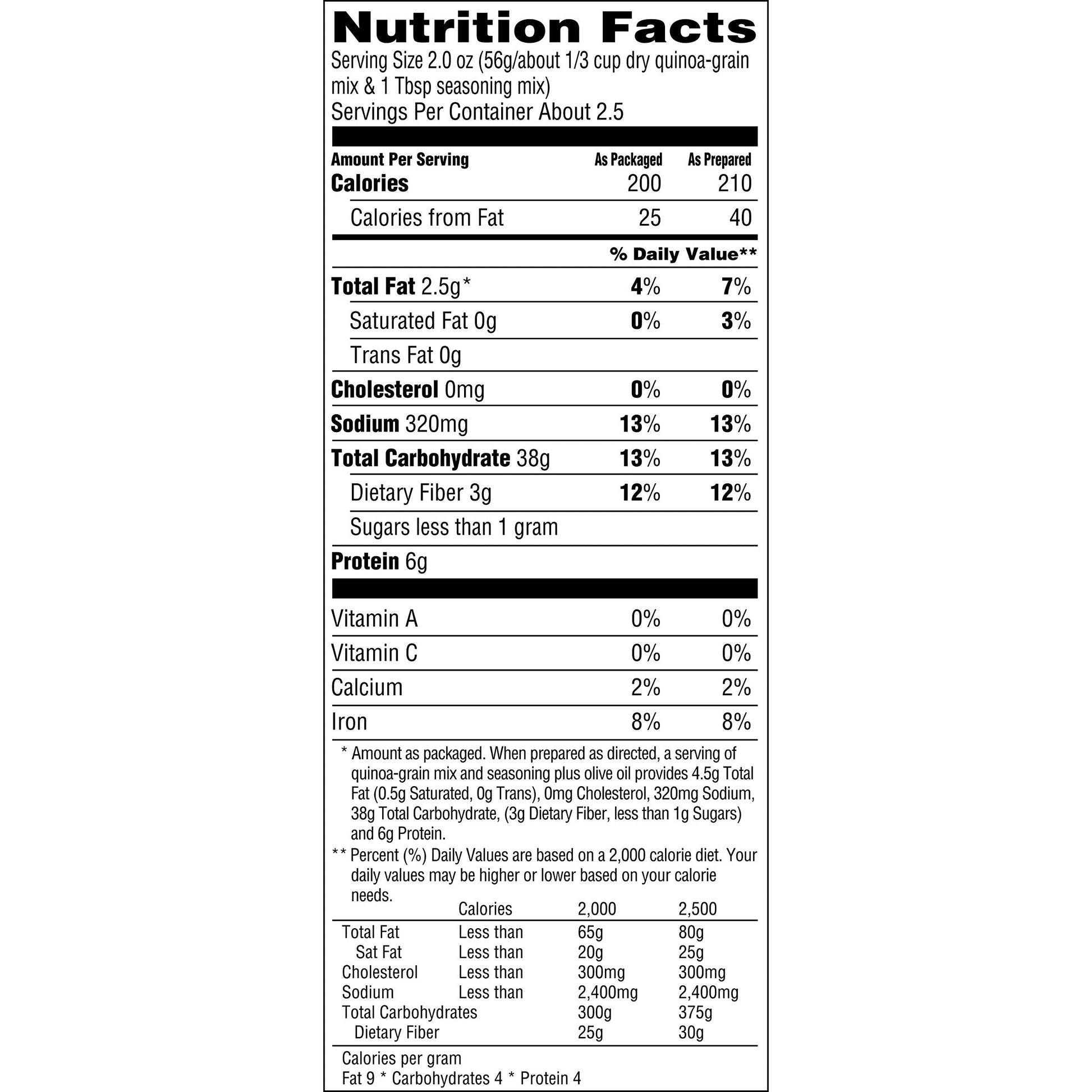Product image of Quaker Near East Quinoa and Brown Rice Blend Rosemary and Olive Oil Boxes 4.9 oz 4.9 oz Pack of 6