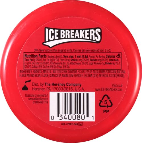 Product image of Ice Breakers Sugar Free Mints Cinnamon 1.5 oz 1.5 oz