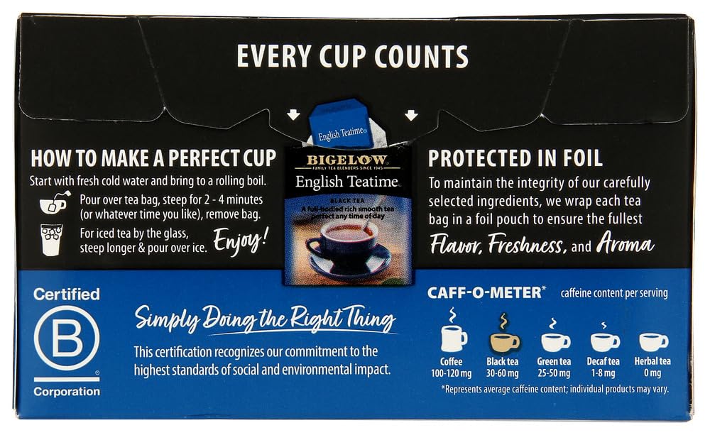 Product image of Bigelow Tea English Teatime Tea 20 ct Boxes Pack of 12
