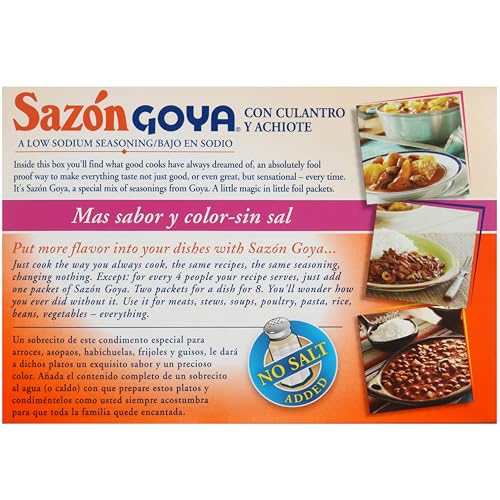 Product image of Goya Seasoning Sazón Coriander and Annatto All Purpose Mexican Seasoning Cartons 3.52 oz 3.52 oz Pack of 2
