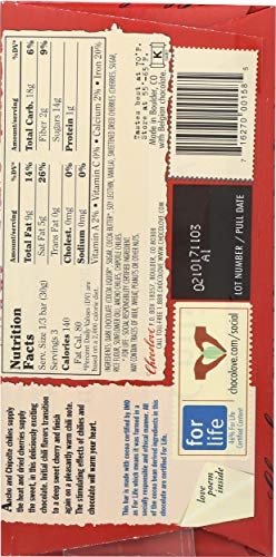 Product image of Chocolove Dark Chilies and Cherry Bar 3.2 oz 3.2 oz