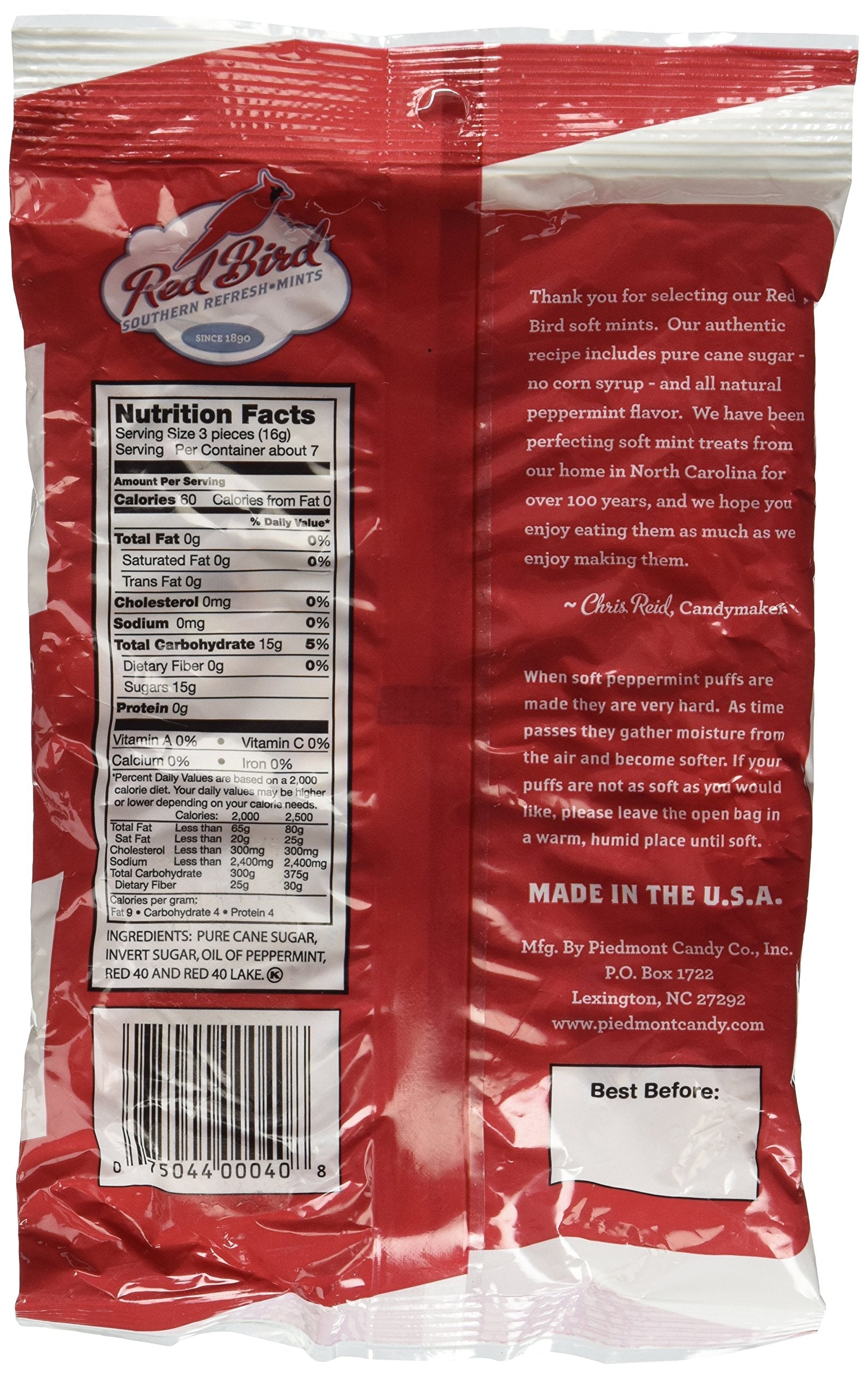 Product image of Red Bird Peppermint Puffs Hard Candy 4 oz 4 oz