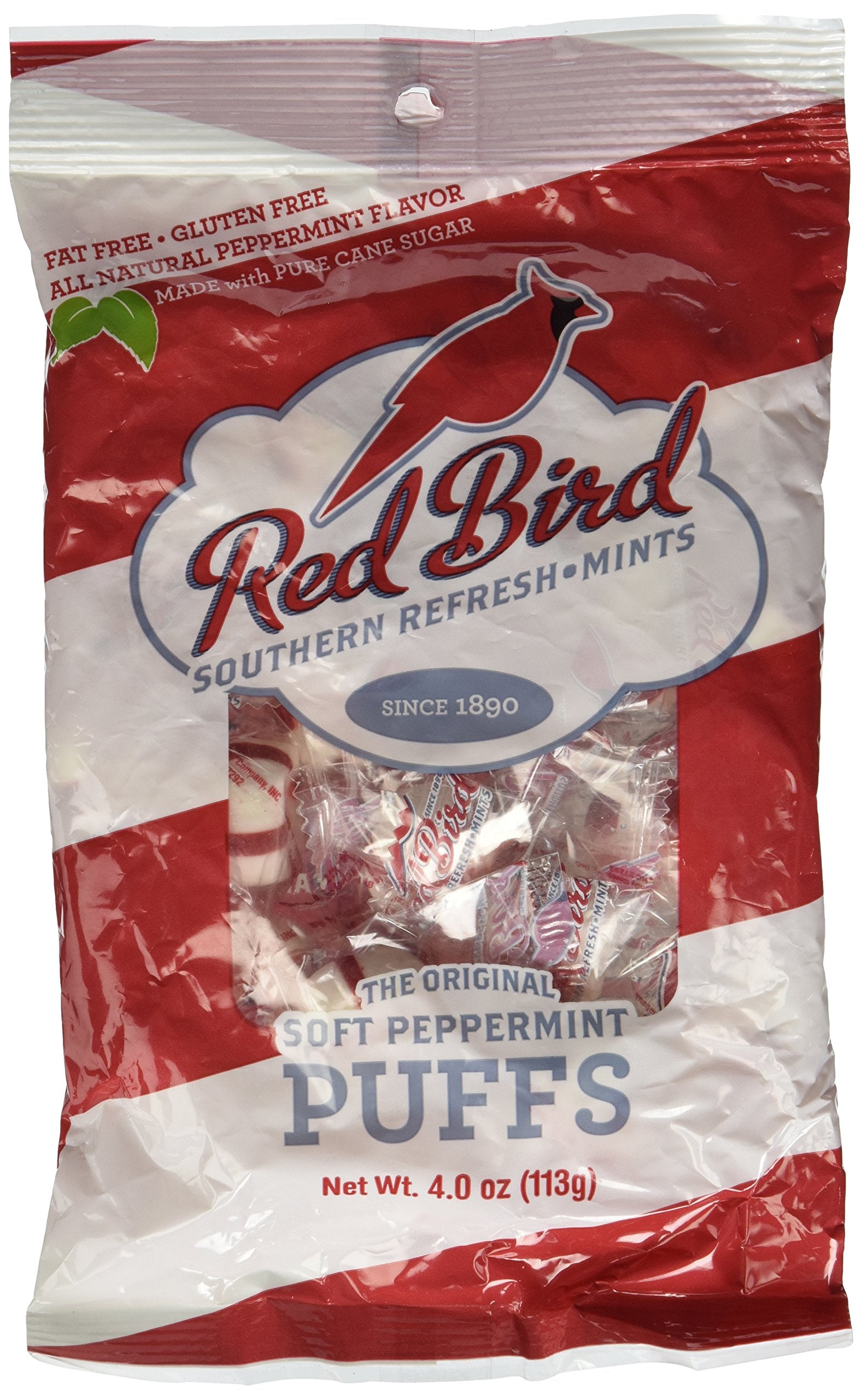 Product image of Red Bird Peppermint Puffs Hard Candy 4 oz 4 oz
