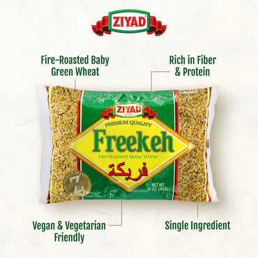 Product image of Ziyad Fine Roasted Green Wheat Freekeh 16 oz 16 oz