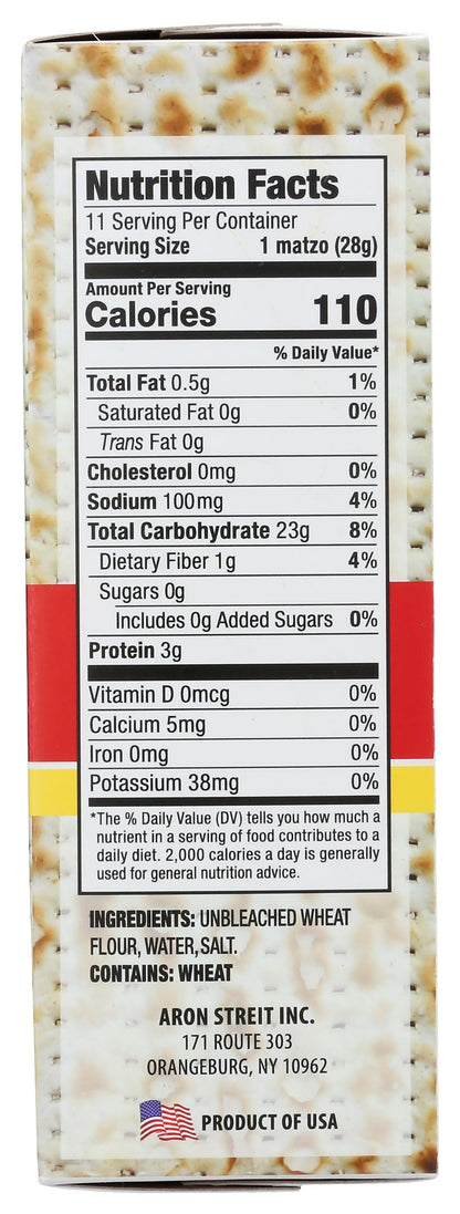 Product image of Streits Matzos Lightly Salted 11 oz 11 oz