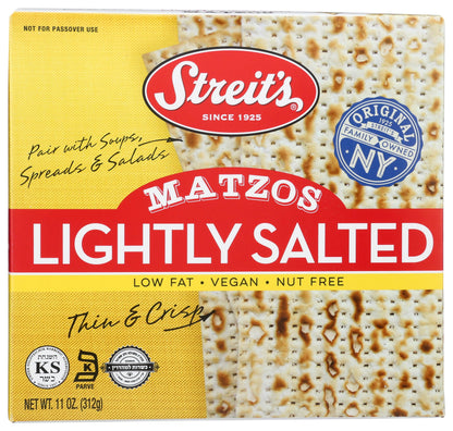 Product image of Streits Matzos Lightly Salted 11 oz 11 oz