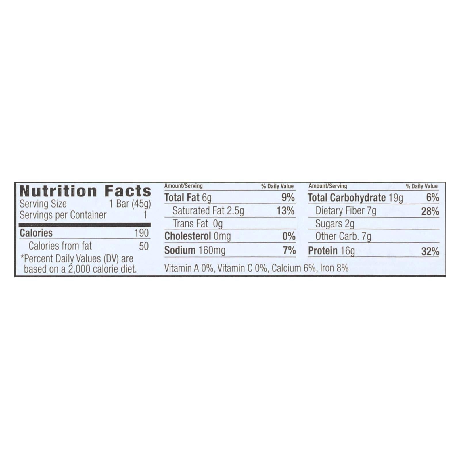 Product image of NuGo Nutrition Slim Bar Brownie Crunch Flavor 1.59 oz 1.59 oz Pack of 12