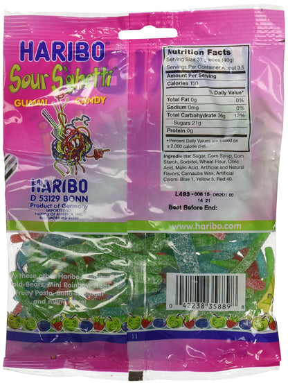 Product image of Haribo Sour Spaghetti Gummy Candy 5 oz 5 oz