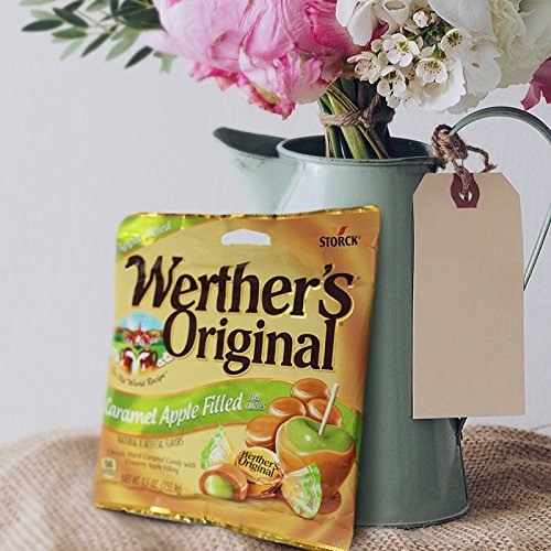 Product image of Werther's Original Caramel Apple Filled Hard Candy Individually Wrapped Bags 2.65 oz 2.65 oz Pack of 12