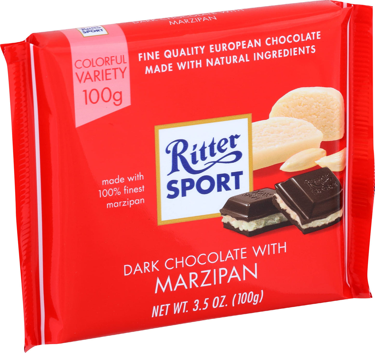 Product image of Ritter Sport Dark Chocolate Marzipan 3.5 oz 3.5 oz