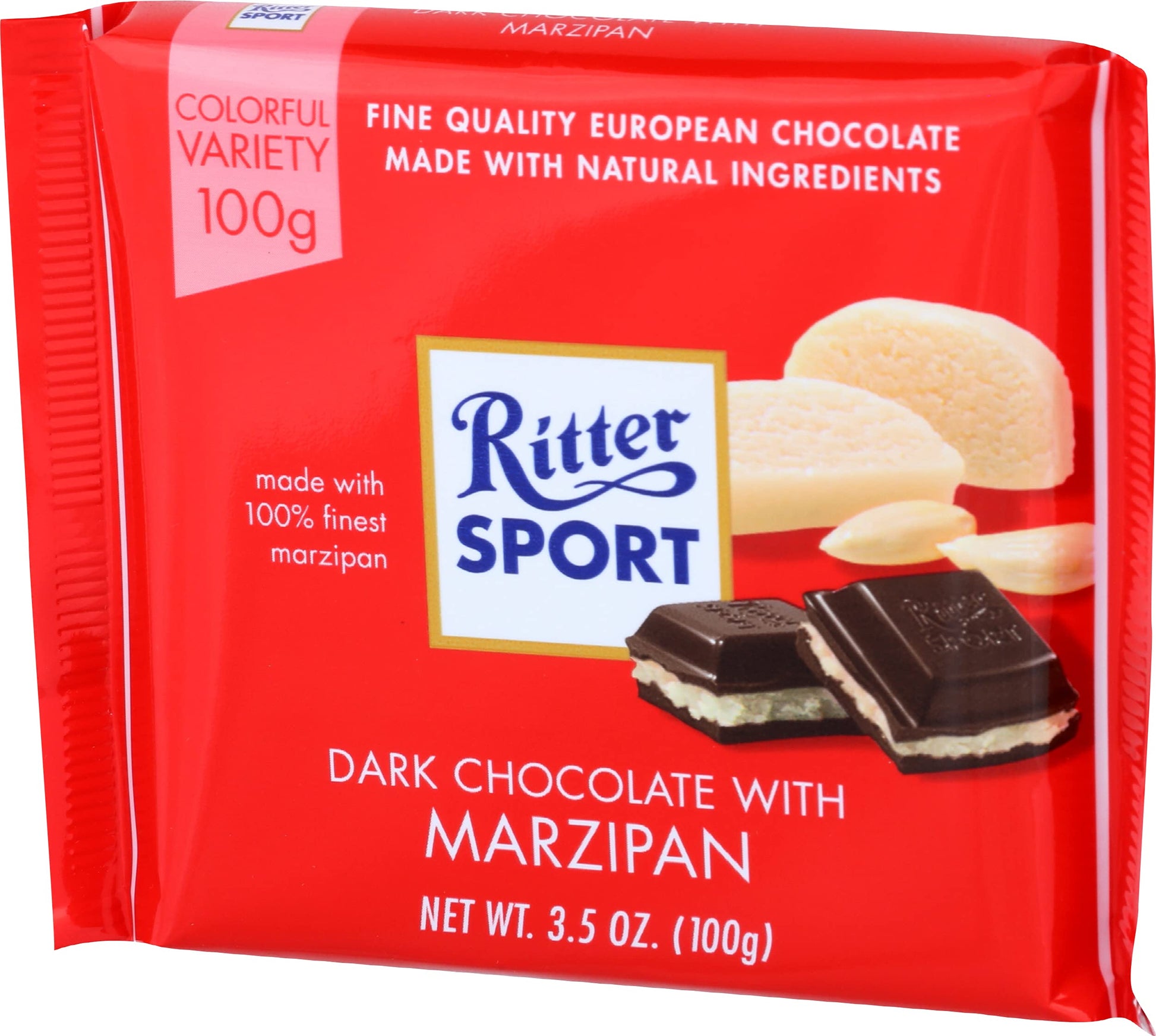Product image of Ritter Sport Dark Chocolate Marzipan 3.5 oz 3.5 oz