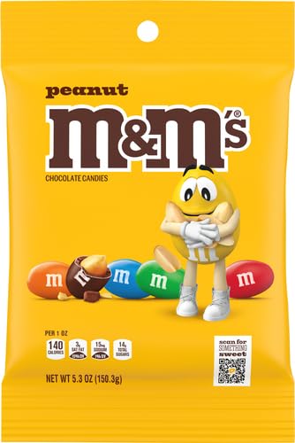 Product image of M and M's Peanut Chocolate Candy Peg Pack 5.3 oz 5.3 oz