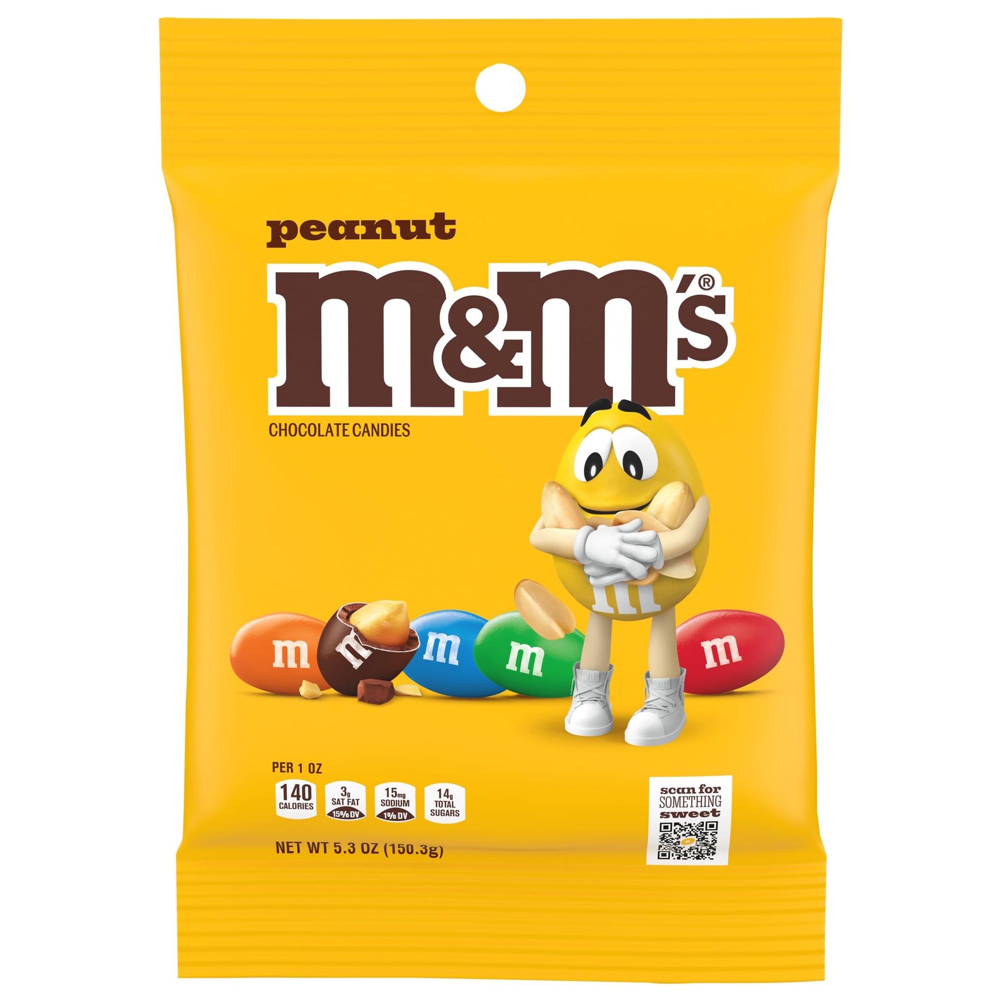 Product image of M and M's Peanut Chocolate Candy Peg Pack 5.3 oz 5.3 oz