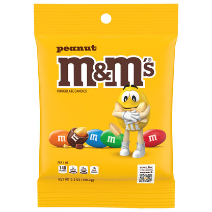 Product image of M and M's Peanut Chocolate Candy Peg Pack 5.3 oz 5.3 oz