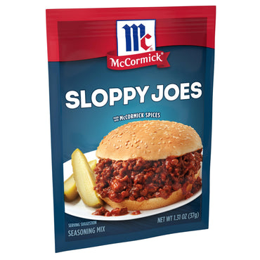 Product image of McCormick Sloppy Joes Seasoning Mix 1.31 oz 1.31 oz Pack of 12