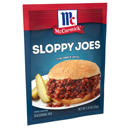 Product image of McCormick Sloppy Joes Seasoning Mix 1.31 oz 1.31 oz Pack of 12