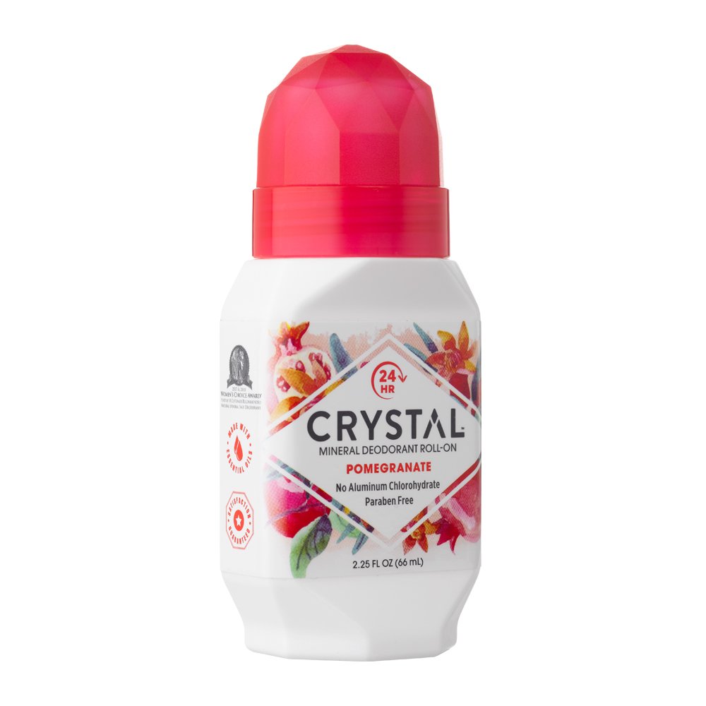 Product image of Crystal Essence Mineral Deodorant Roll-On Pomegranate 2.25 fl oz 2.25 fl oz Pack of 12