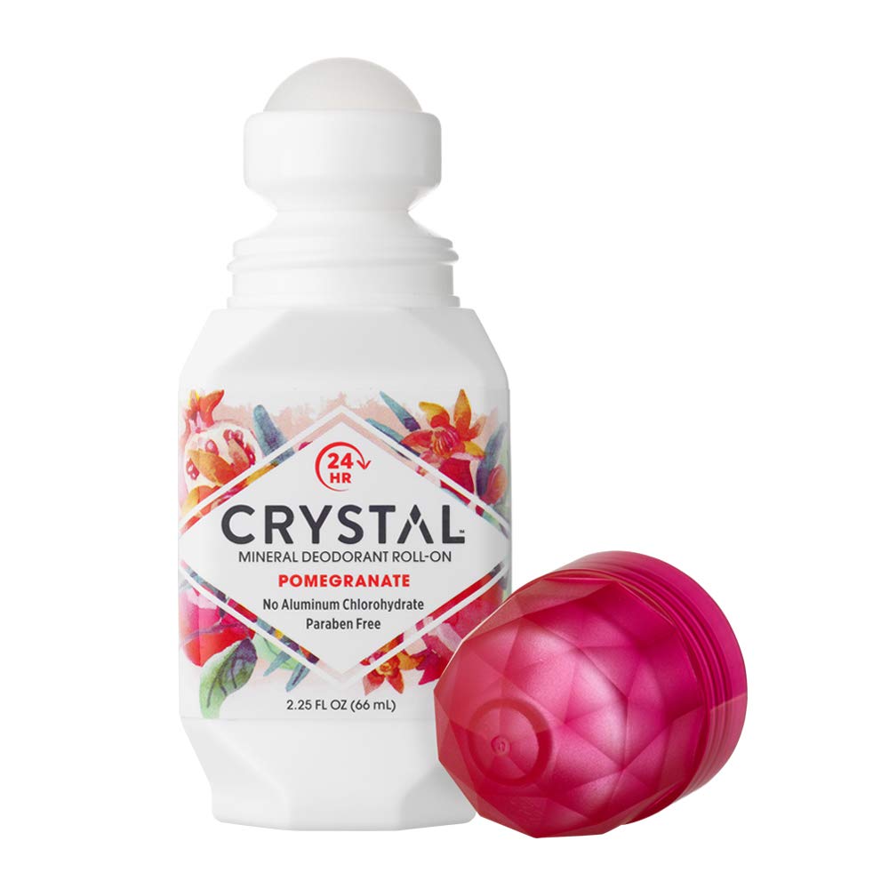Product image of Crystal Essence Mineral Deodorant Roll-On Pomegranate 2.25 fl oz 2.25 fl oz Pack of 12
