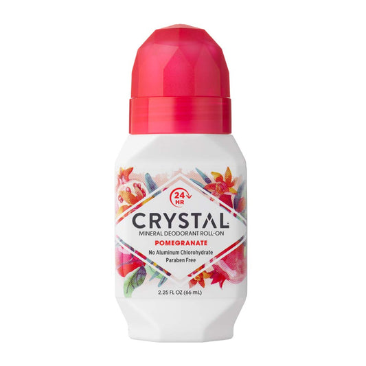 Product image of Crystal Essence Mineral Deodorant Roll-On Pomegranate 2.25 fl oz 2.25 fl oz Pack of 12