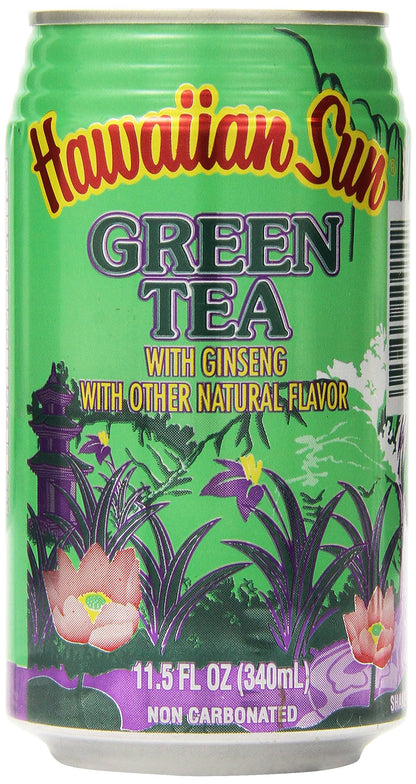 Product image of Hawaiian Sun Green Tea Ginseng 11.5-oz Pack of 24